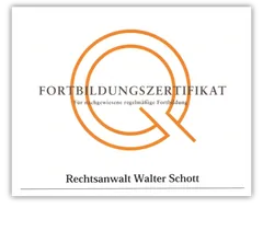 Zertifikat: Fortbildungszertifikat